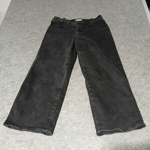 Madewell Straight Leg Jeans in Faded Black